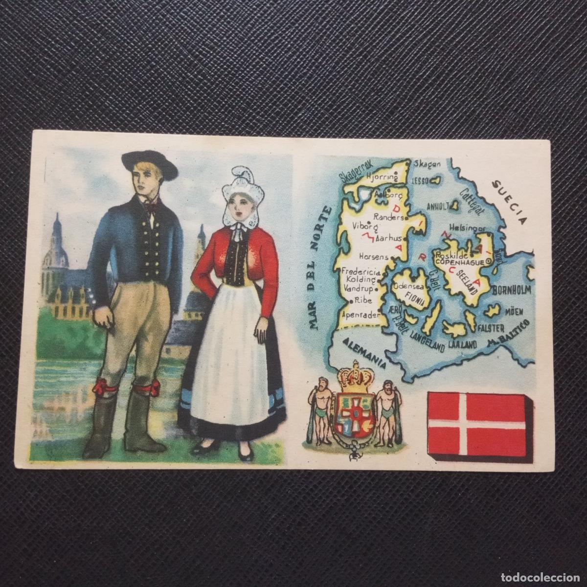 Coleccionismo Cromos antiguos: 23 DINAMARCA PAISES Y NACIONES DEL MUNDO CHOCOLATES Y BOMBONES MONCUNILL - CC9 SB11