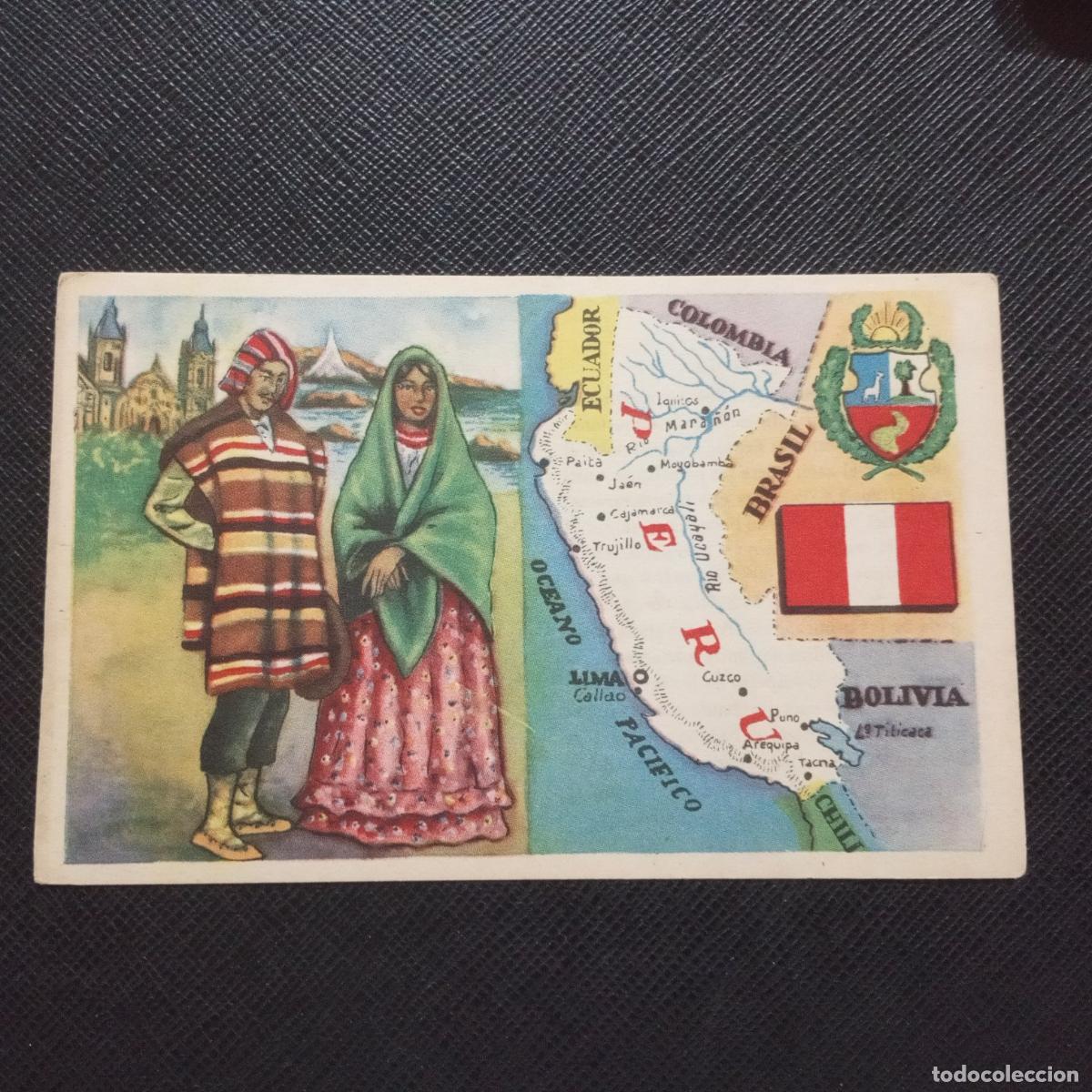 Coleccionismo Cromos antiguos: 36 PERU PAISES Y NACIONES DEL MUNDO CHOCOLATES Y BOMBONES MONCUNILL - CC9 SB11