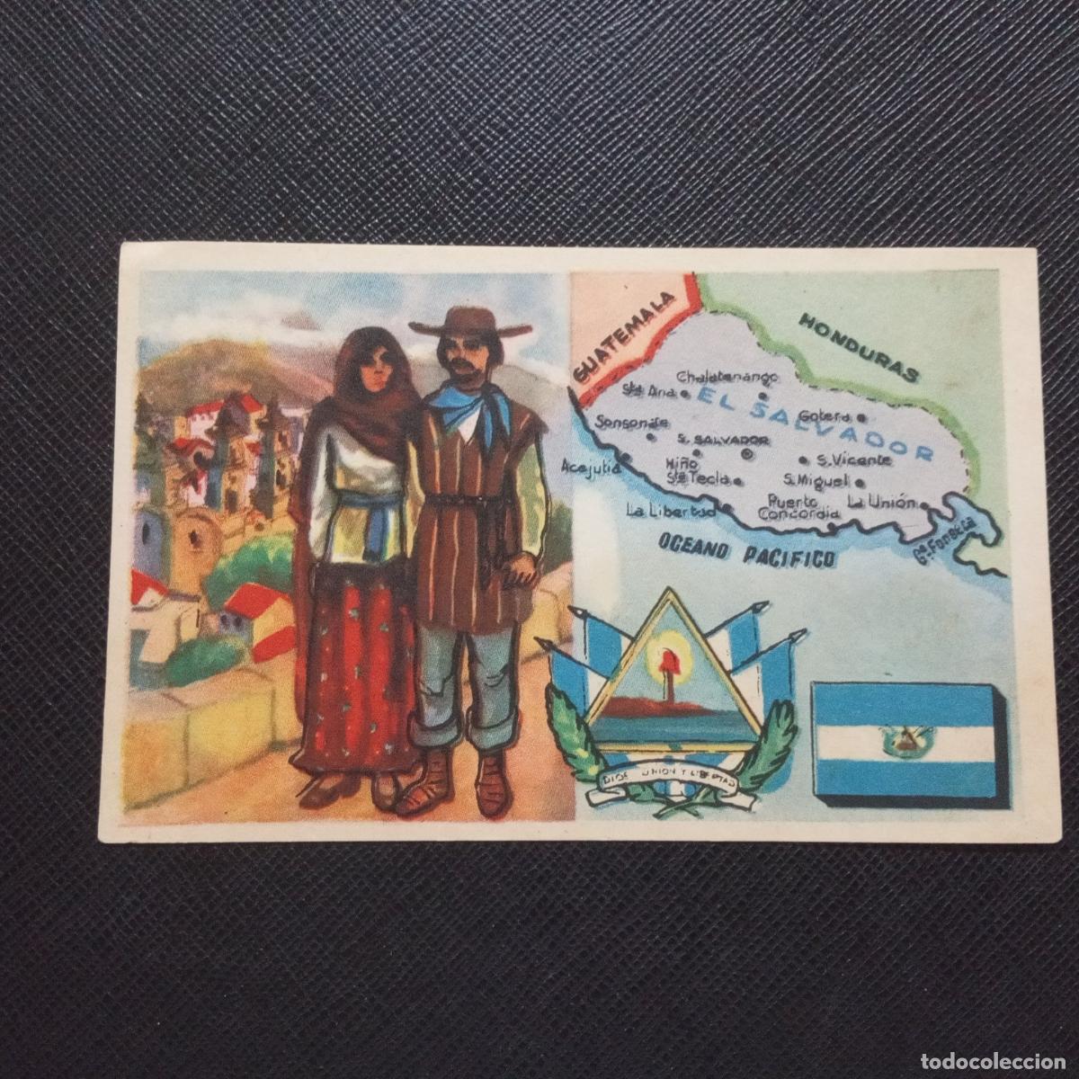 Coleccionismo Cromos antiguos: 83 EL SALVADOR PAISES Y NACIONES DEL MUNDO CHOCOLATES Y BOMBONES MONCUNILL - CC9 SB11