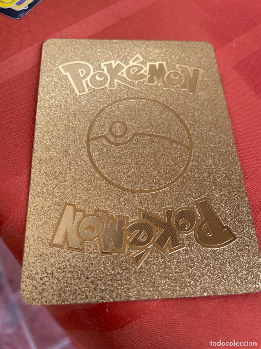 Coleccionismo cromos antiguos: tarjeta Gold Pikachu, 2021 - Foto 2
