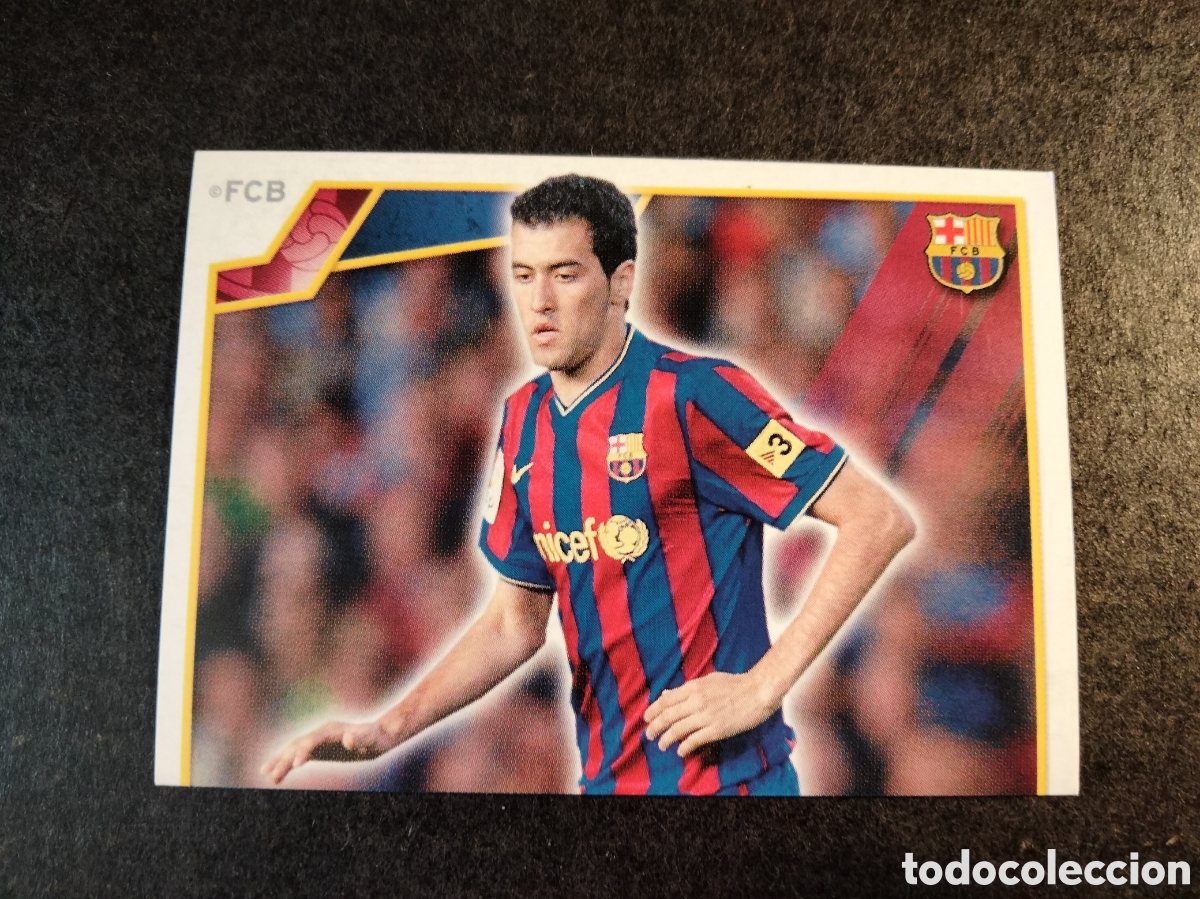 Sammeln alte Sammelbilder: BUSQUETS # 122 BAR&Ccedil;A DE LAS SEIS COPAS 2009/10 STICKER NUEVO SIN PEGAR. PANINI