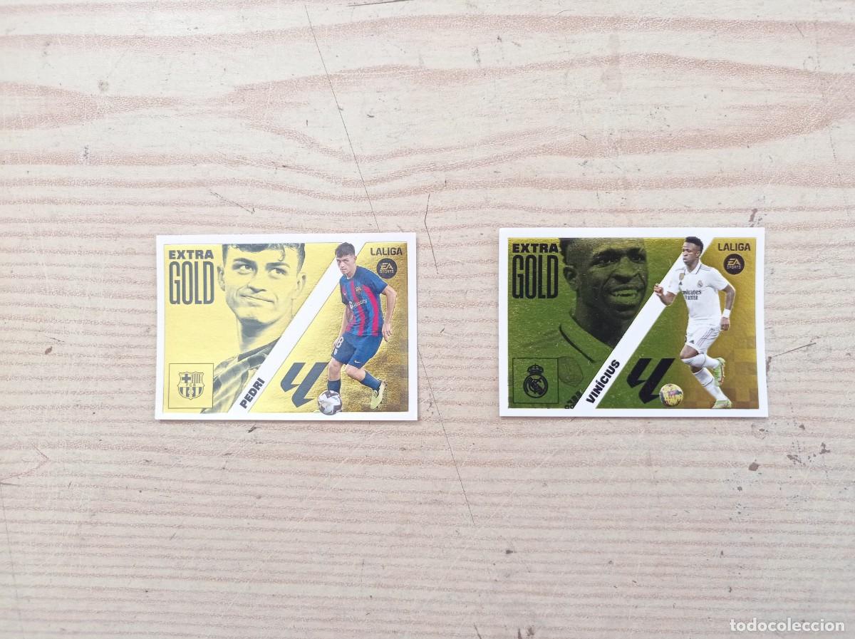 Colecionismo Cromos antigos: 2 Cromos Extra Gold LIGA 2023-24 - Ediciones ESTE