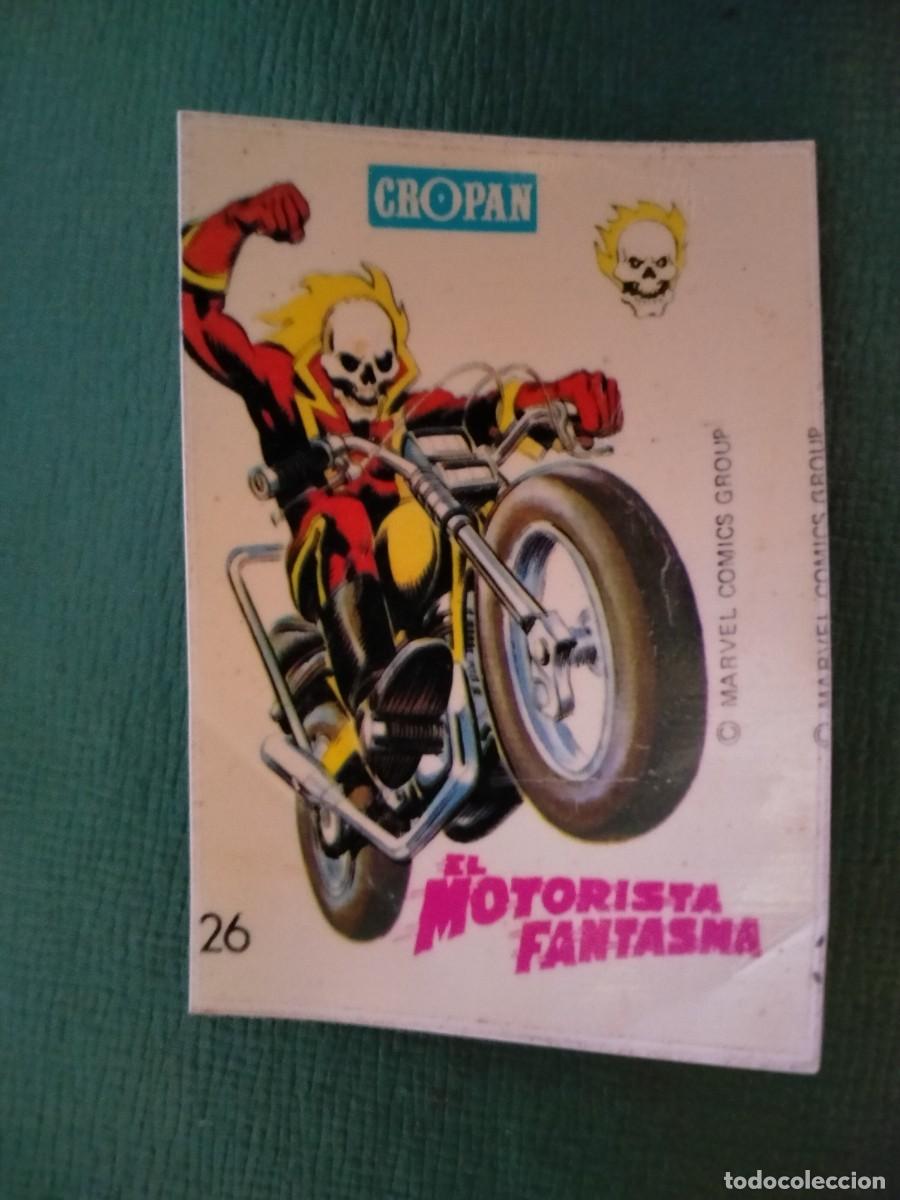 Coleccionismo Cromos antiguos: cromo de cropan motorista fantasma