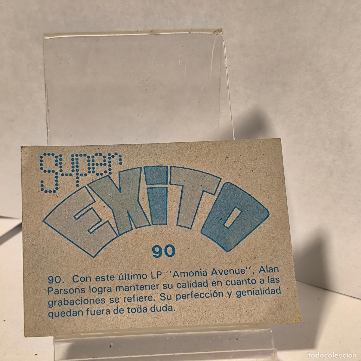Coleccionismo cromos antiguos: ALAN PARSONS PROYECT - SUPER EXITO - N&ordm; 90 - nunca pegado - Foto 2