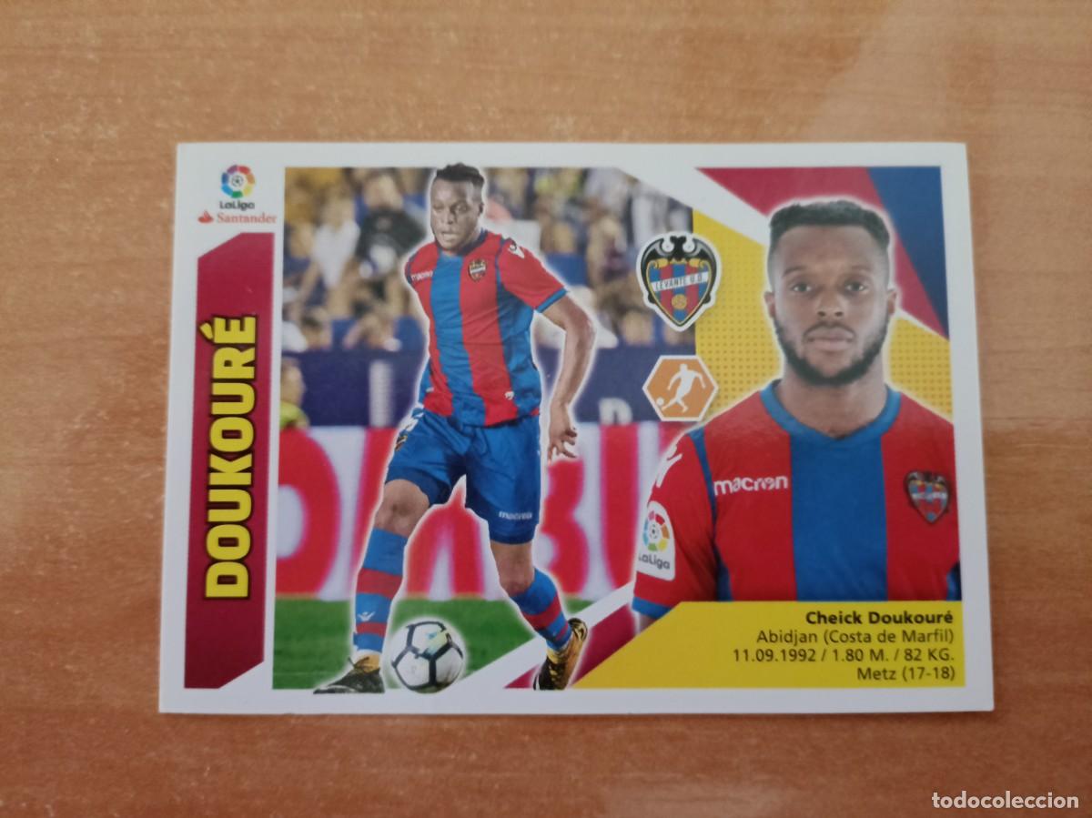 Coleccionismo cromos antiguos: doukoure coloca liga 17 18 - Foto 1