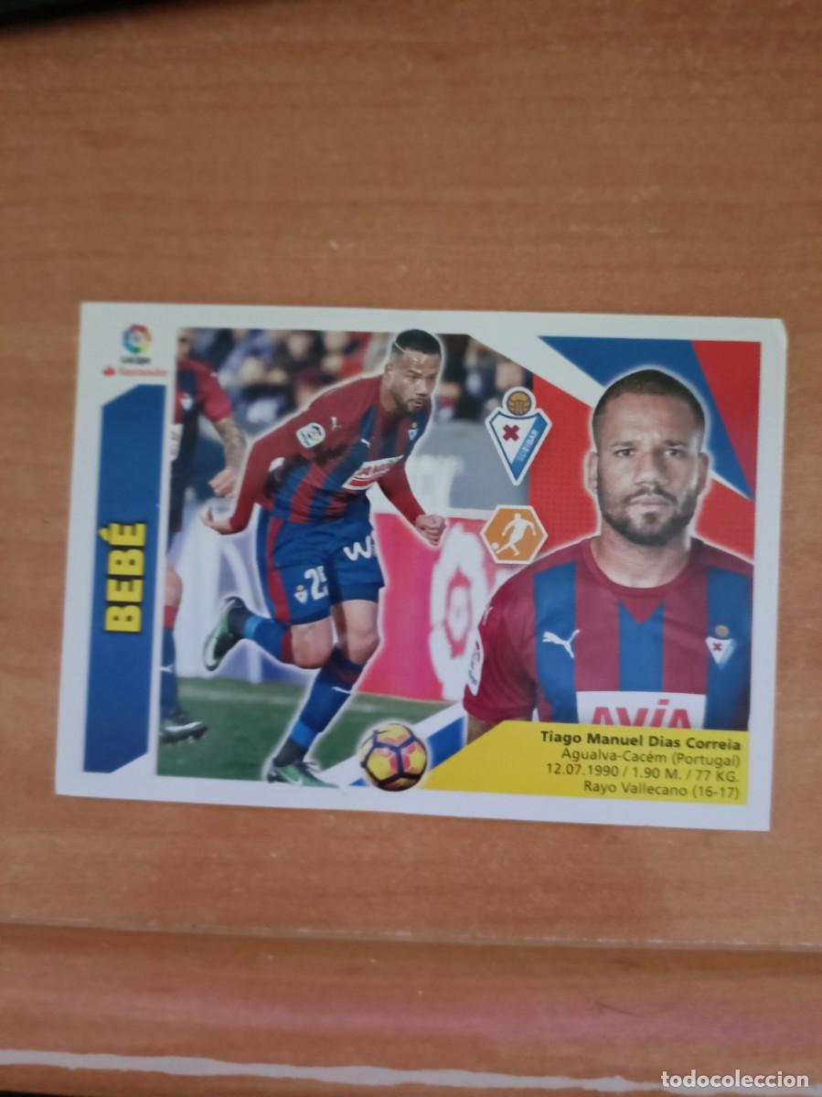 Coleccionismo cromos antiguos: bebe coloca liga 17 18 - Foto 1