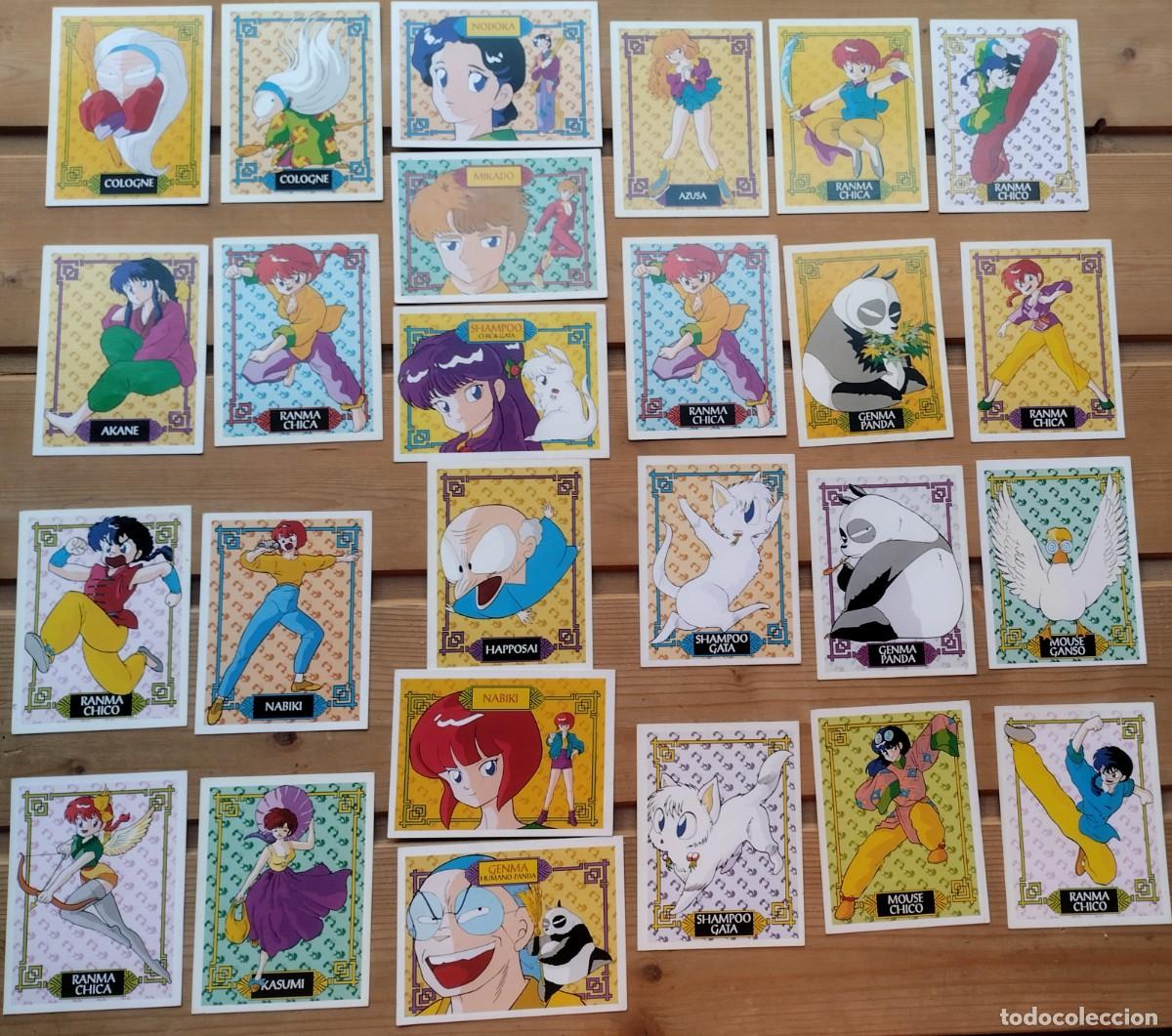 Coleccionismo cromos antiguos: Lote de cromos de Ranma 1/2 - Foto 1