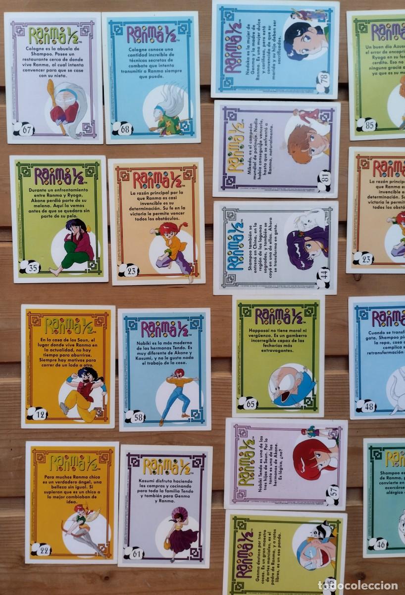 Coleccionismo cromos antiguos: Lote de cromos de Ranma 1/2 - Foto 7