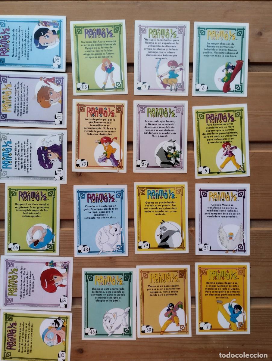 Coleccionismo cromos antiguos: Lote de cromos de Ranma 1/2 - Foto 8