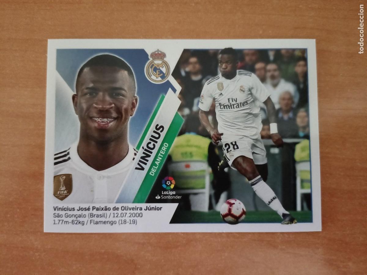 Coleccionismo cromos antiguos: vinicius, liga 19 20. - Foto 1