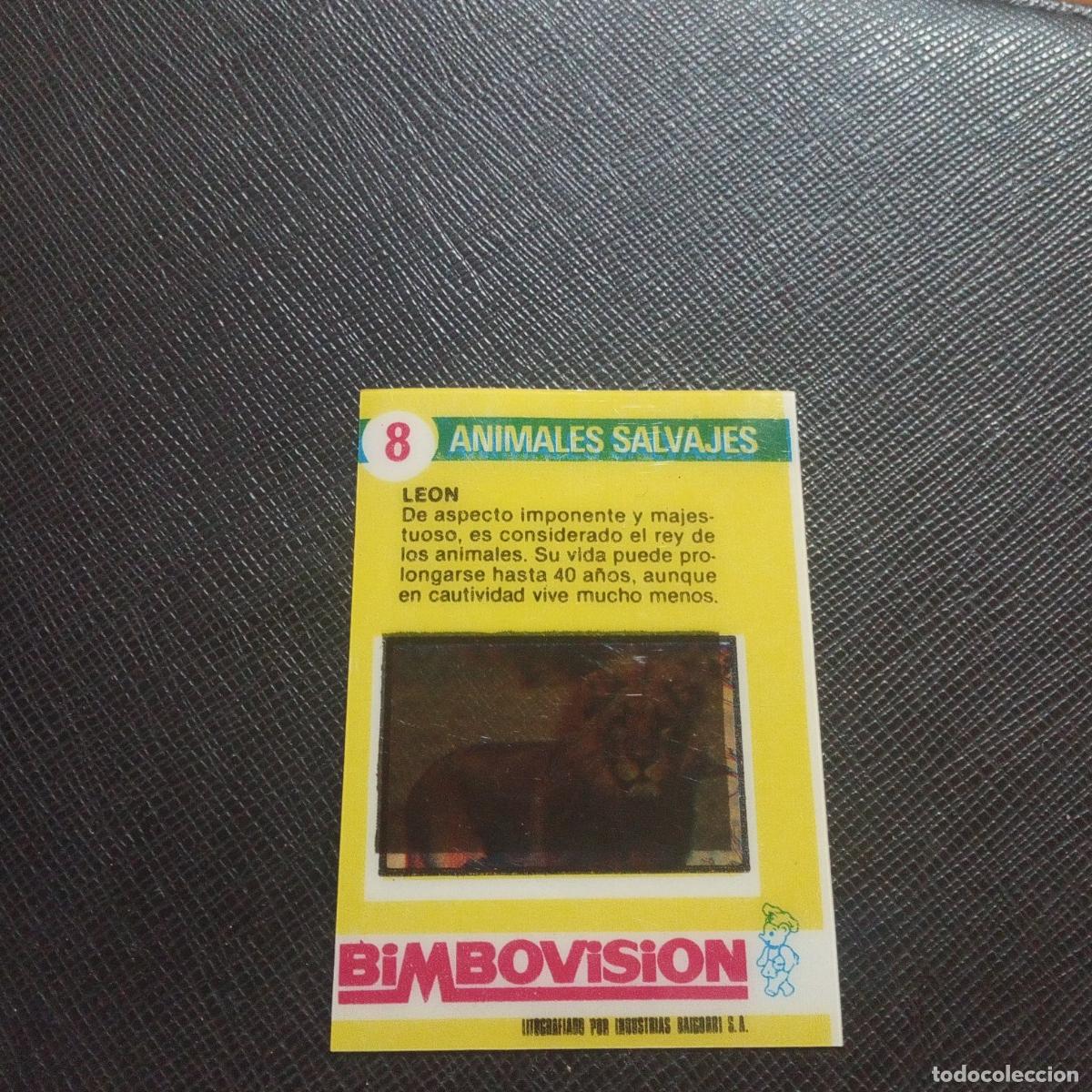 Coleccionismo cromos antiguos: 8 LEON BIMBOVISION BIMBOVISION CROMO - A91 PG2 - Foto 1