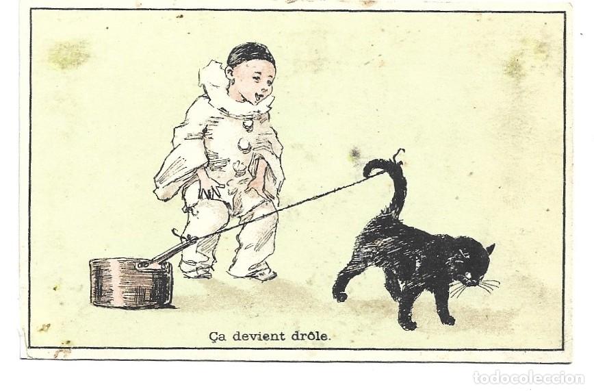 Coleccionismo cromos antiguos: CROMOS DE NI&Ntilde;O Y GATO NO TIENE PUBLICIDAD