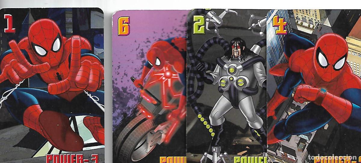 Coleccionismo cromos antiguos: 4 CROMOS CARTAS DE ULTIMATE SPIDERMAN - Foto 1