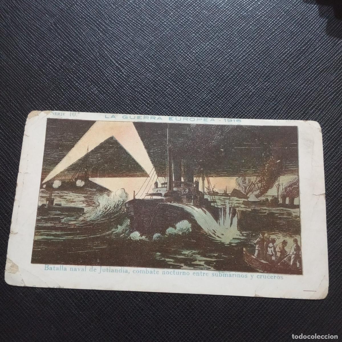 Sammeln alte Sammelbilder: 195 LA GUERRA EUROPEA 1916 CROMO CHOCOLATES AMATLLER - CC9 SB12