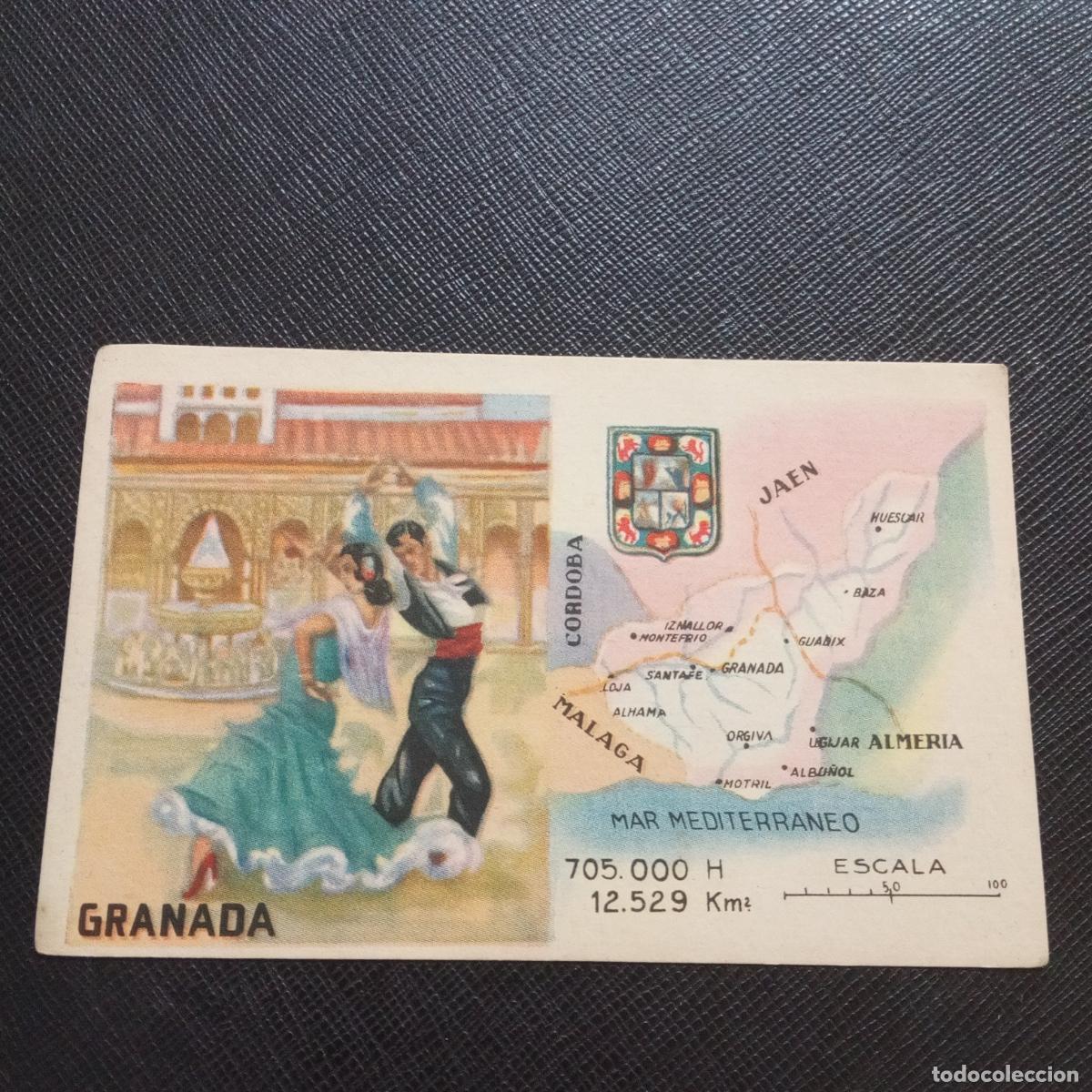 Colecionismo Cromos antigos: 19 GRANADA REGIONES DE ESPA&Ntilde;A CROMO CEREGUMIL - CC9 SB14