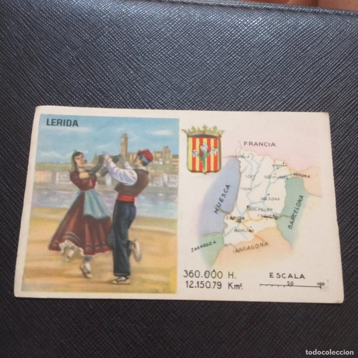 Colecionismo Cromos antigos: 28 LERIDA REGIONES DE ESPA&Ntilde;A CROMO CEREGUMIL - CC9 SB14