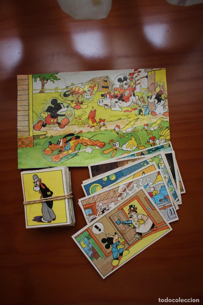 Coleccionismo cromos antiguos: Lote de m&aacute;s de 70 cromos del &aacute;lbum MICKEY STORY de PANININ. A&ntilde;o 1982