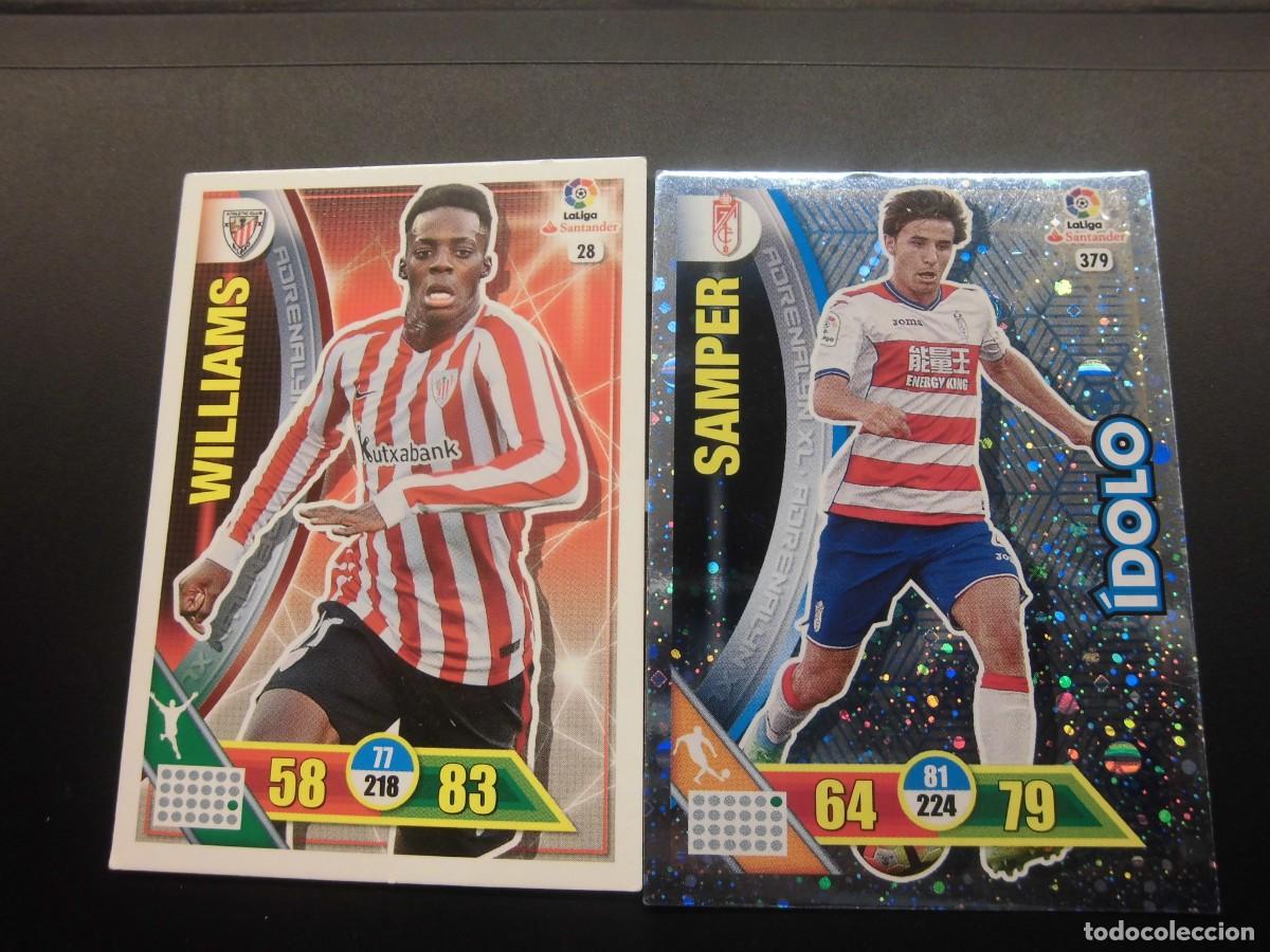 Coleccionismo cromos antiguos: LIGA 2016-2017 PANINI (WILLIAMS,SAMPER) - Foto 1