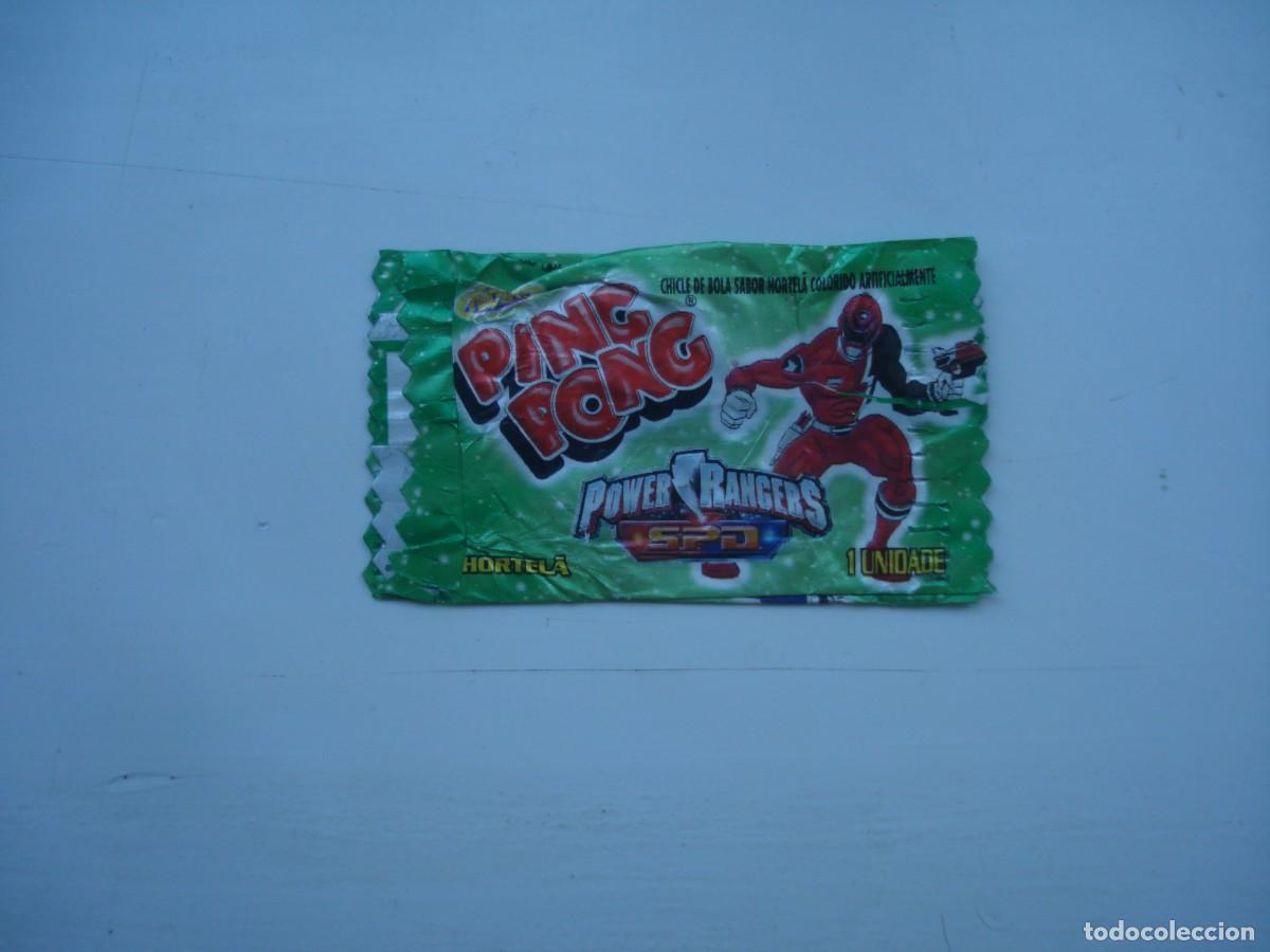 power rangers ping pong envoltorio cromos chicl - Compra venta en ...