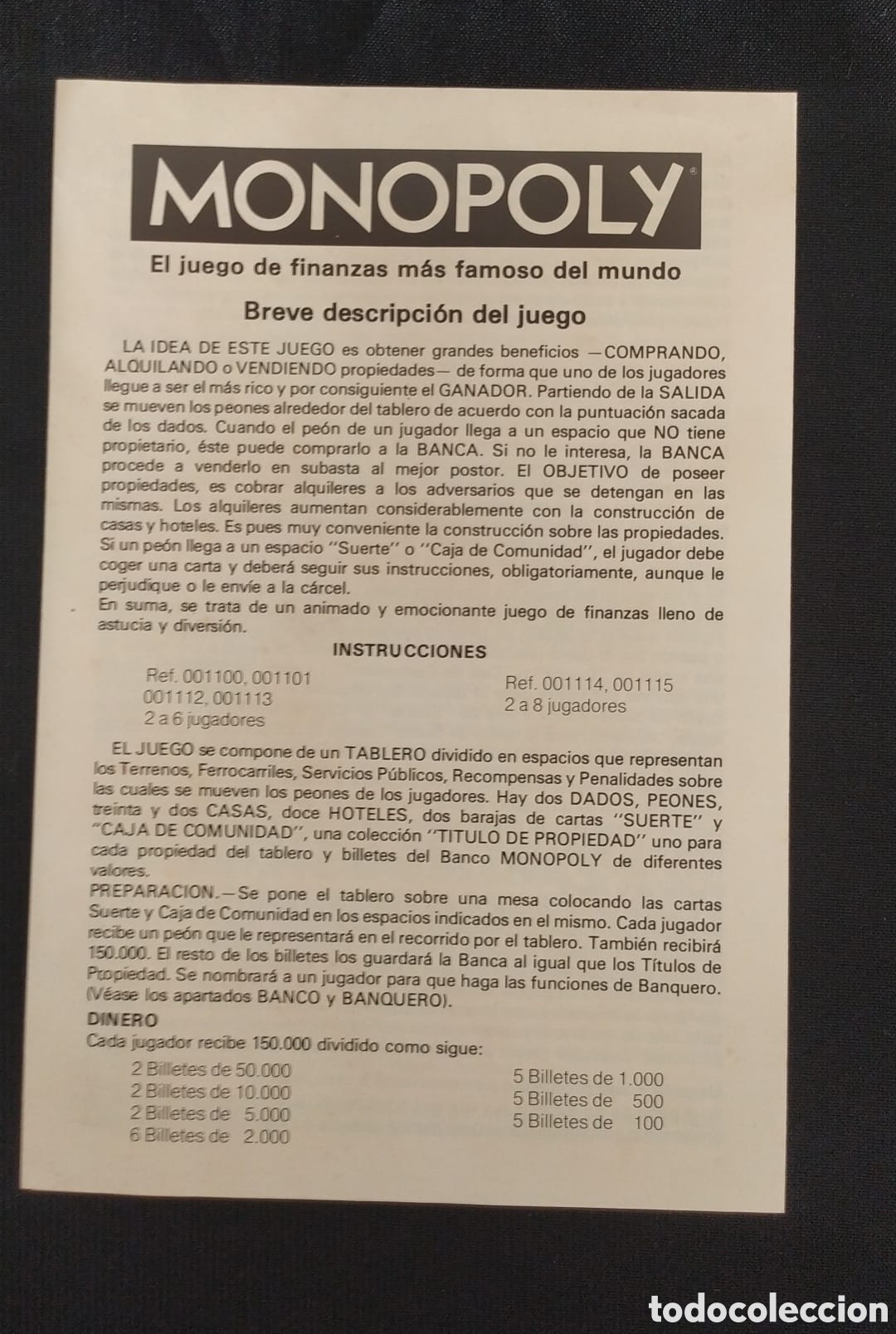 Coleccionismo cromos antiguos: MONOPOLY PARKER VINTAGE 1982 - Foto 3