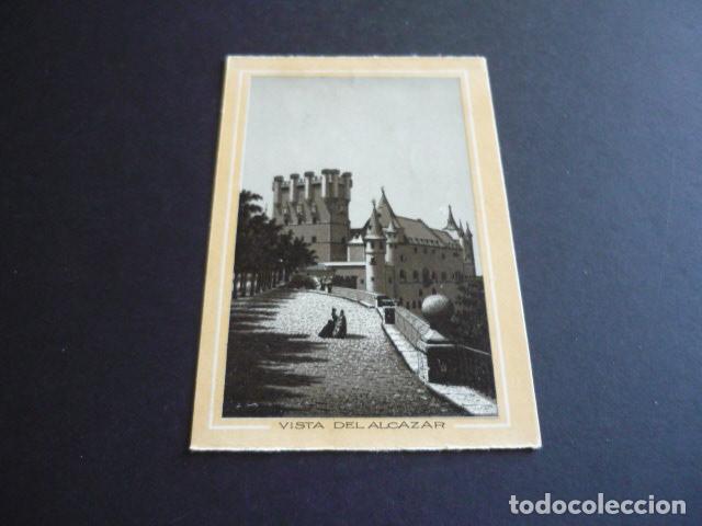 Collectionnisme Cartes &agrave; collectionner anciennes: SEGOVIA ALCAZAR ANTIGUO CROMO SIGLO XIX 7,5 X 11,5 CM