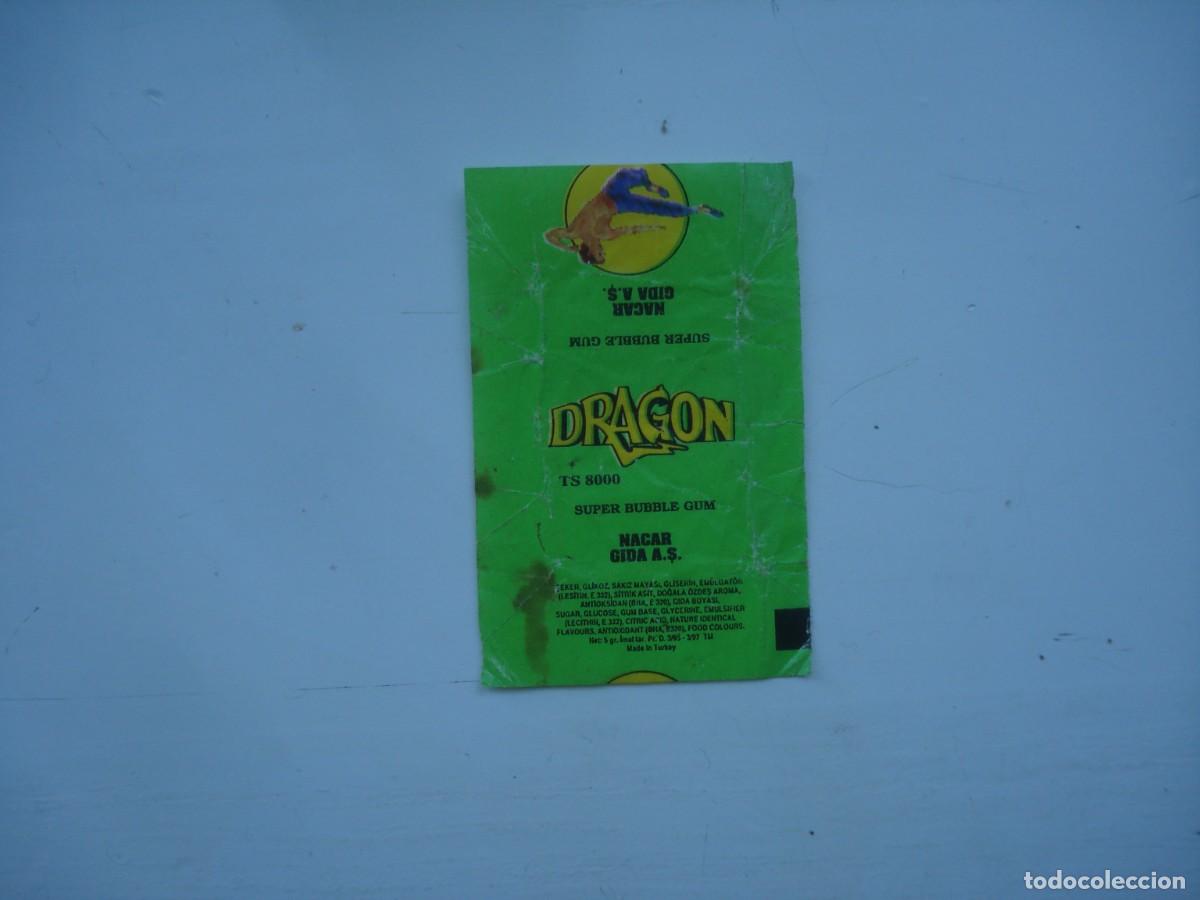 Coleccionismo cromos antiguos: DRAGON ENVOLTORIO CROMOS CHICLES! WRAPPER KAUGUMMI BILDER BUBBLE GUM! - Foto 1