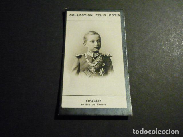 Coleccionismo cromos antiguos: CROMO FOTOGRAFICO COL. FELIX POTIN RETRATO DE OSCAR PRINCIPE DE PRUSIA