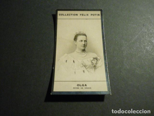Collezionismo Figurine antiche: CROMO FOTOGRAFICO COL. FELIX POTIN RETRATO DE OLGA REINA DE GRECIA
