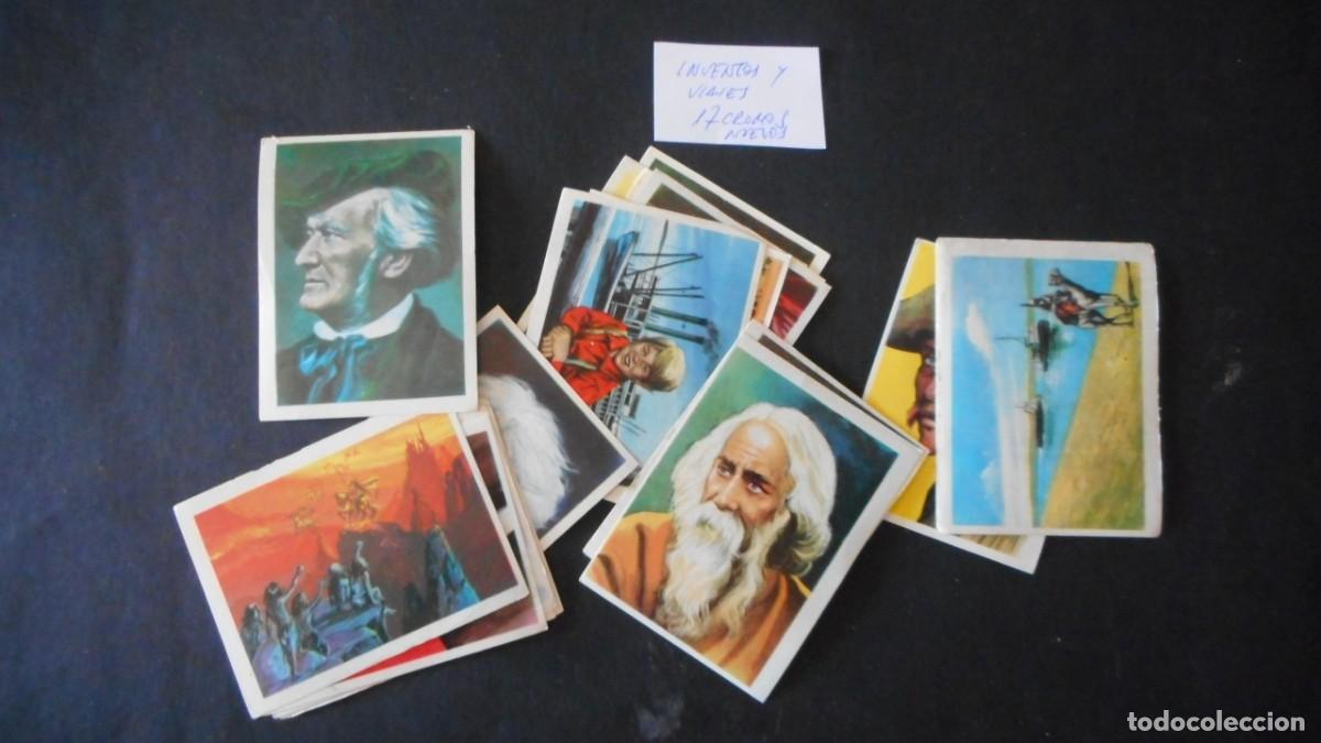 Coleccionismo cromos antiguos: CROMOS (17) INVENTOS Y VIAJES - Foto 1