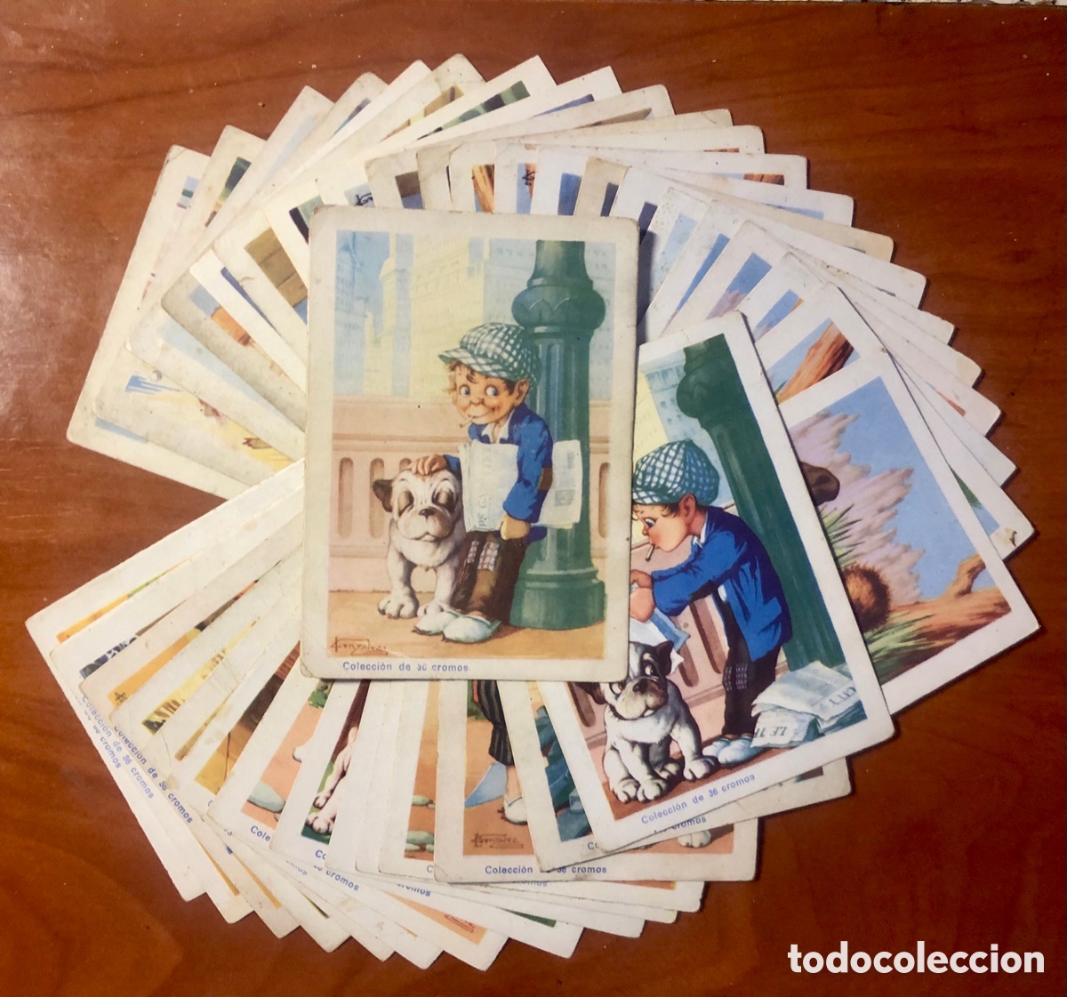 Coleccionismo cromos antiguos: EL DETECTIVE BOBBY, 36 NUMEROS COMPLETA, (CHOCOLATES AMATLLER) - Foto 1
