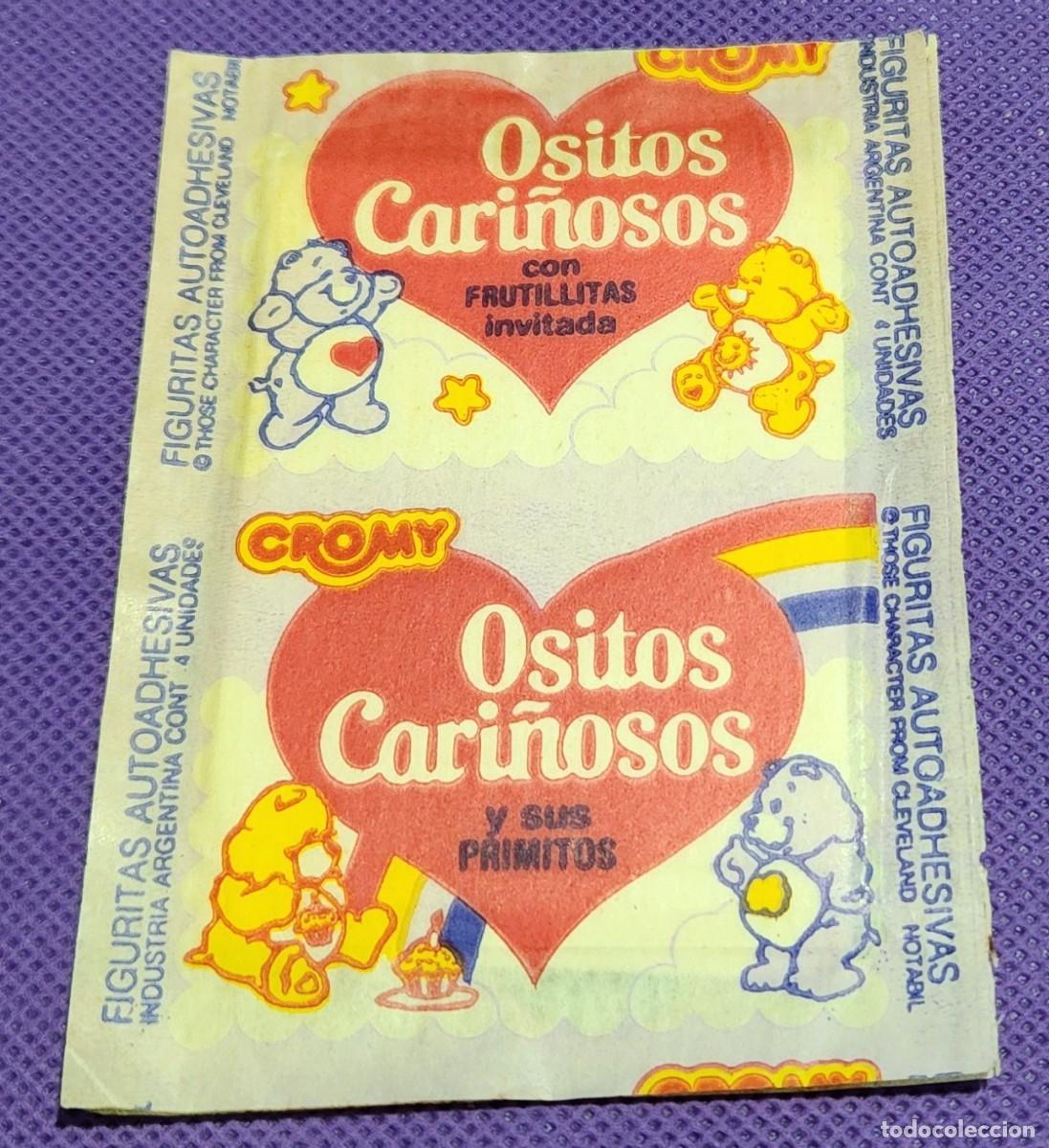 Colecionismo Cromos antigos: OSISTOS CARI&Ntilde;OSOS sobre CERRADO de cromos / stickers a&ntilde;o 1985 ARGENTINA CARE BEARS