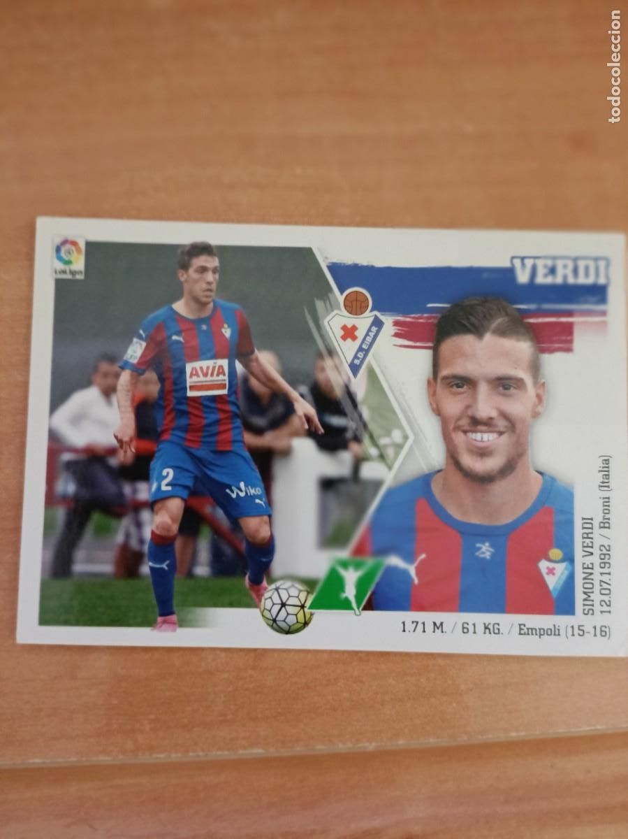 Coleccionismo cromos antiguos: verdi coloca 2015 16 - Foto 1