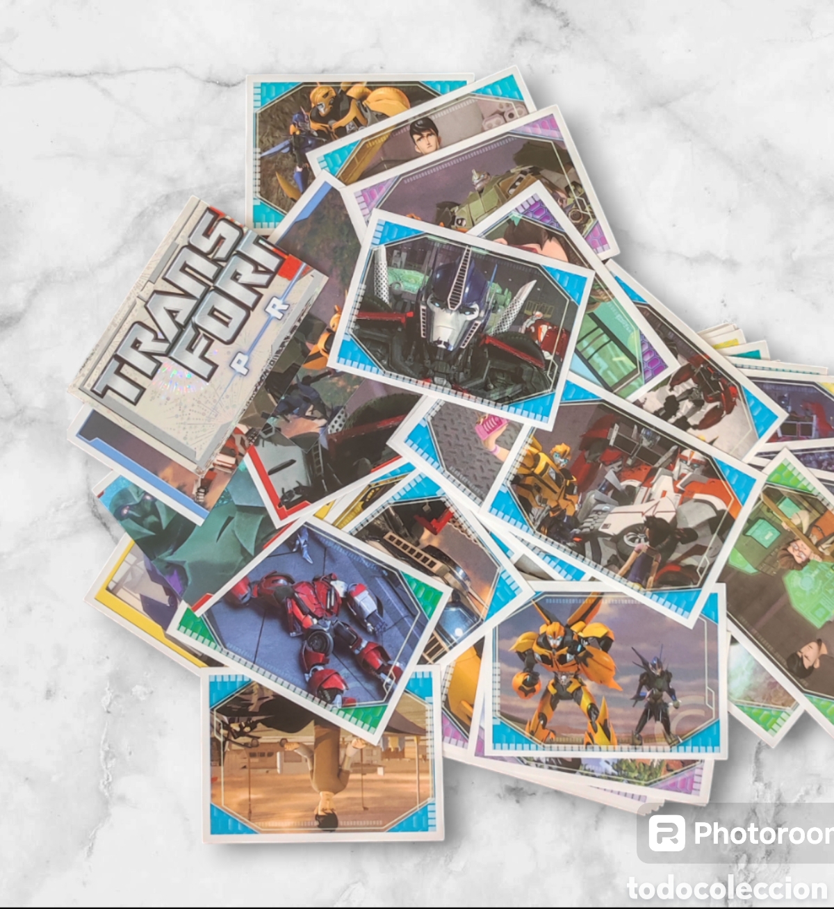 Coleccionismo cromos antiguos: cromos transformers prime - Foto 1