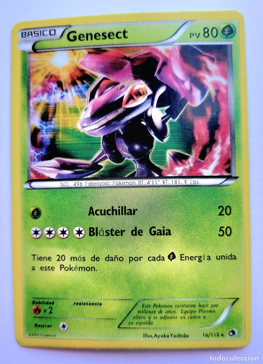 Coleccionismo cromos antiguos: CARTA DE POKEMON. GENESECT 80 - Foto 1
