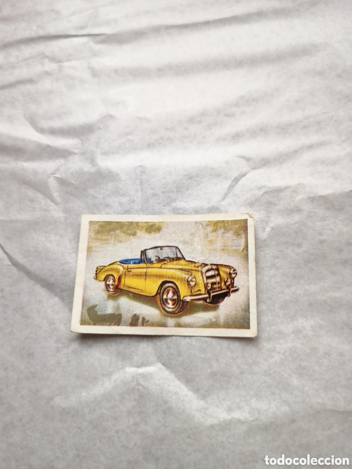 Coleccionismo cromos antiguos: Antiguo cromo de coche,a&ntilde;o 1962 - Foto 1