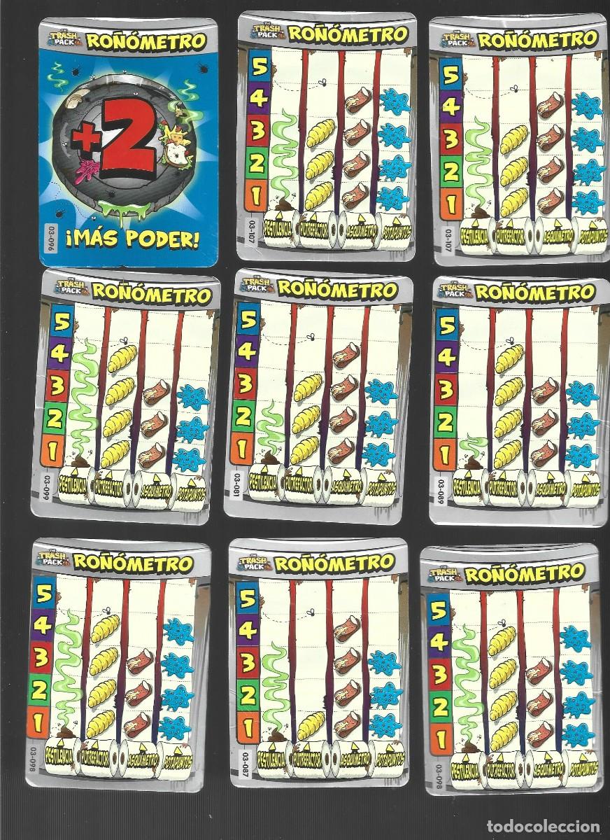 Coleccionismo cromos antiguos: 1 lote de 9 cromos the trash pack - Foto 2