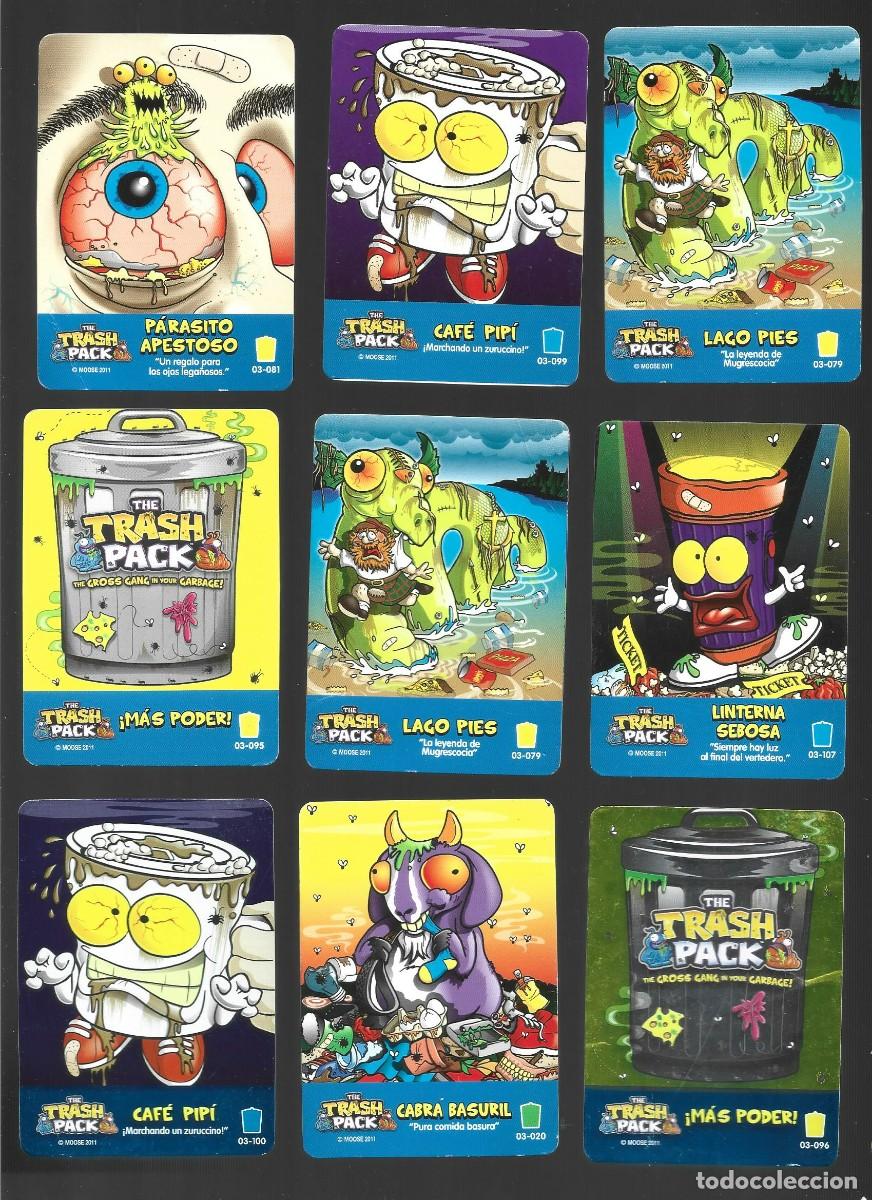 Coleccionismo cromos antiguos: 1 lote de 11 cromos the trash pack - Foto 1