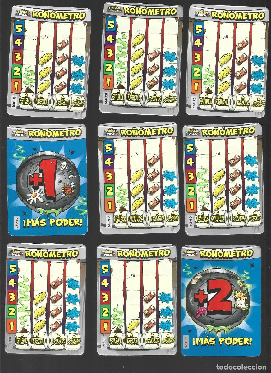 Coleccionismo cromos antiguos: 1 lote de 11 cromos the trash pack - Foto 2