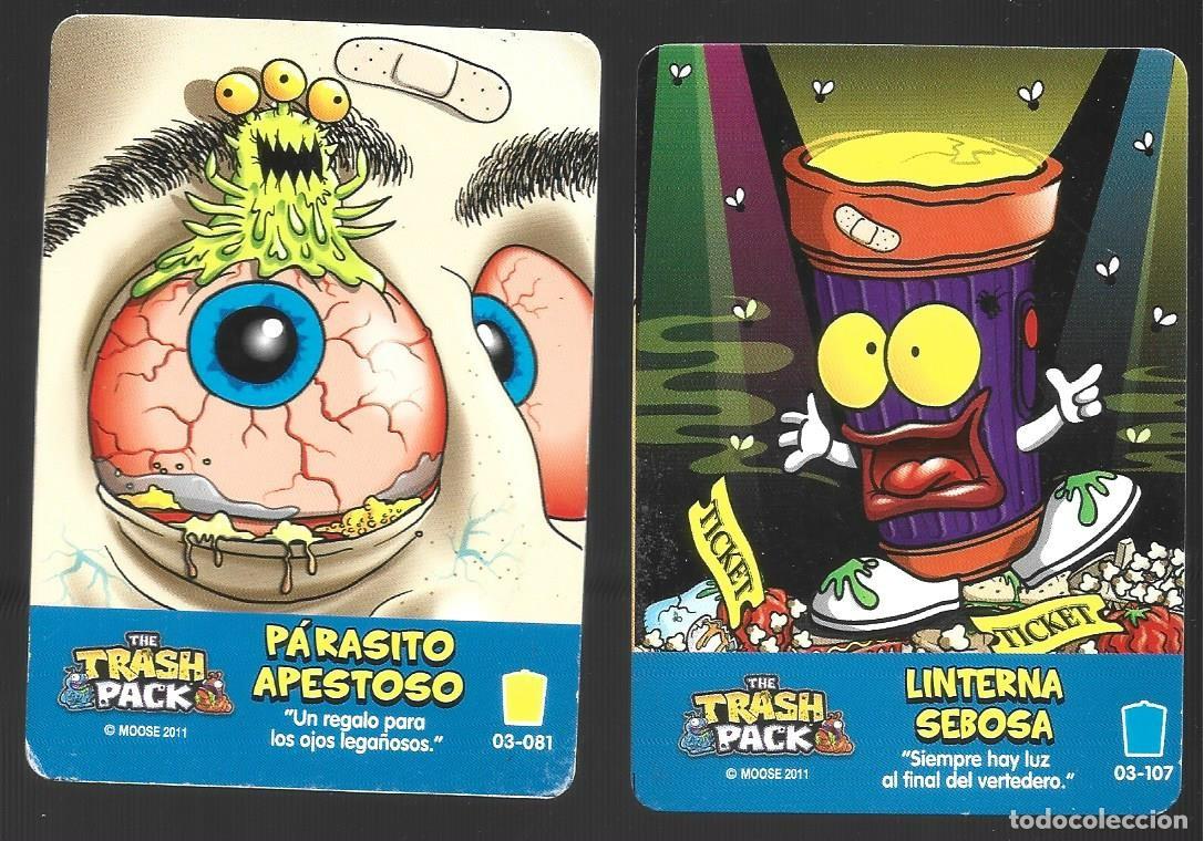 Coleccionismo cromos antiguos: 1 lote de 11 cromos the trash pack - Foto 3