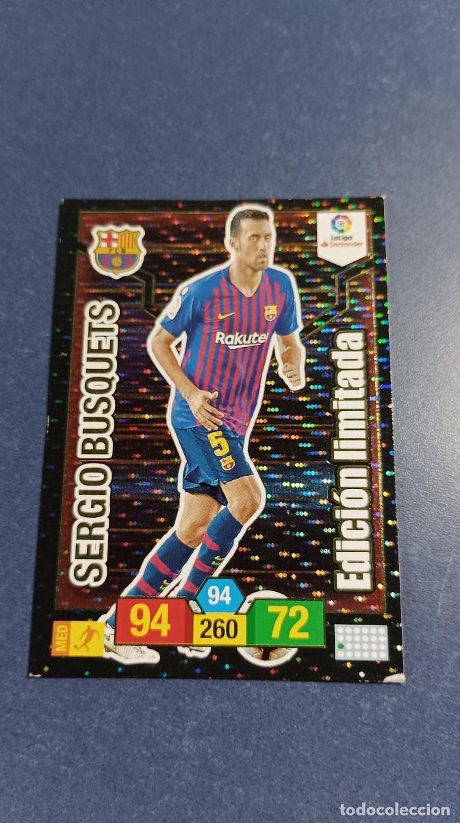 Coleccionismo cromos antiguos: SERGIO BUSQUETS EDICION LIMITADA 18-19 - Foto 1