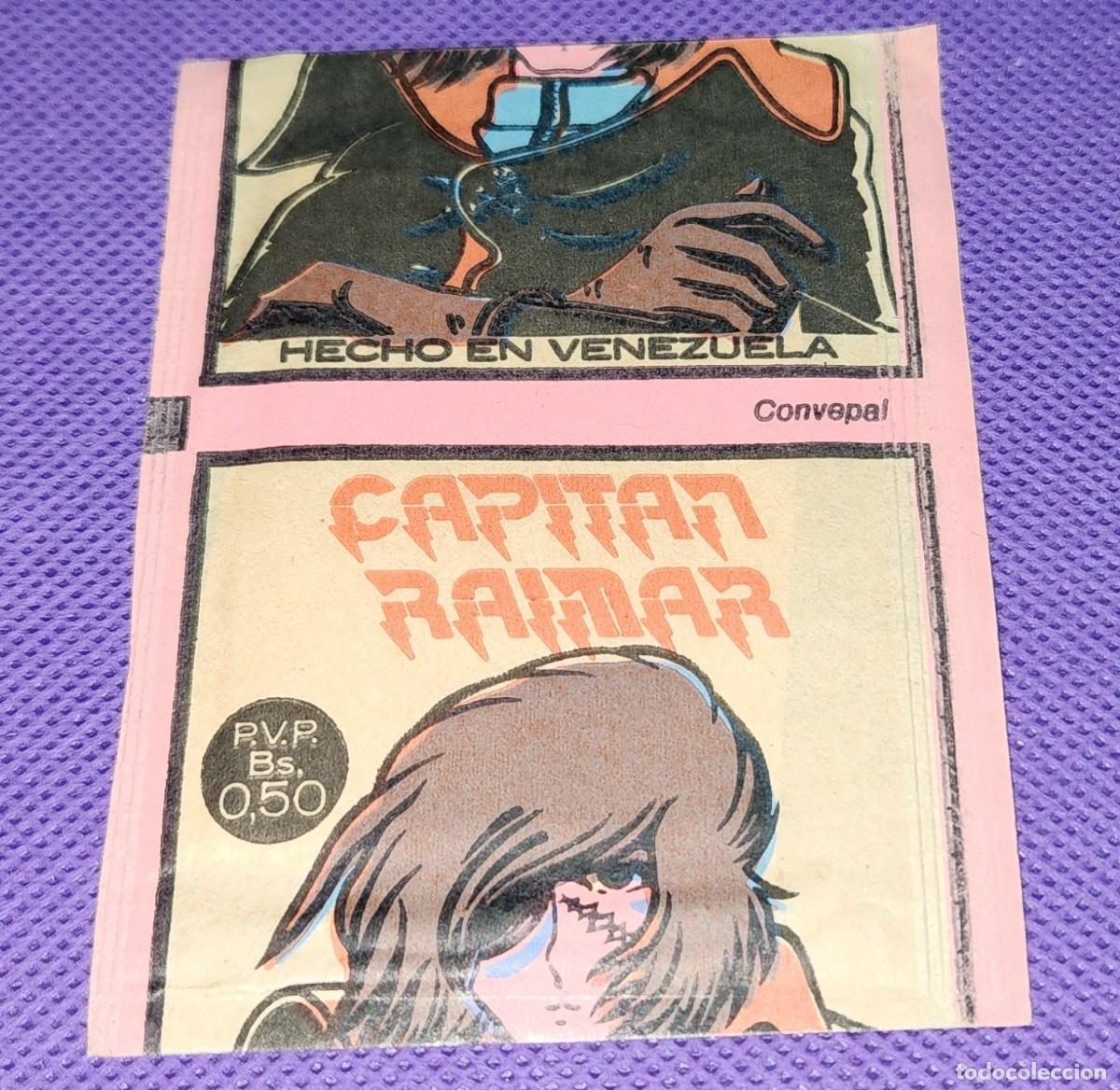 Colecionismo Cromos antigos: CAPITAN RAIMAR HARLOCK sobre CERRADO de cromos / stickers a&ntilde;o 1980 VENEZUELA