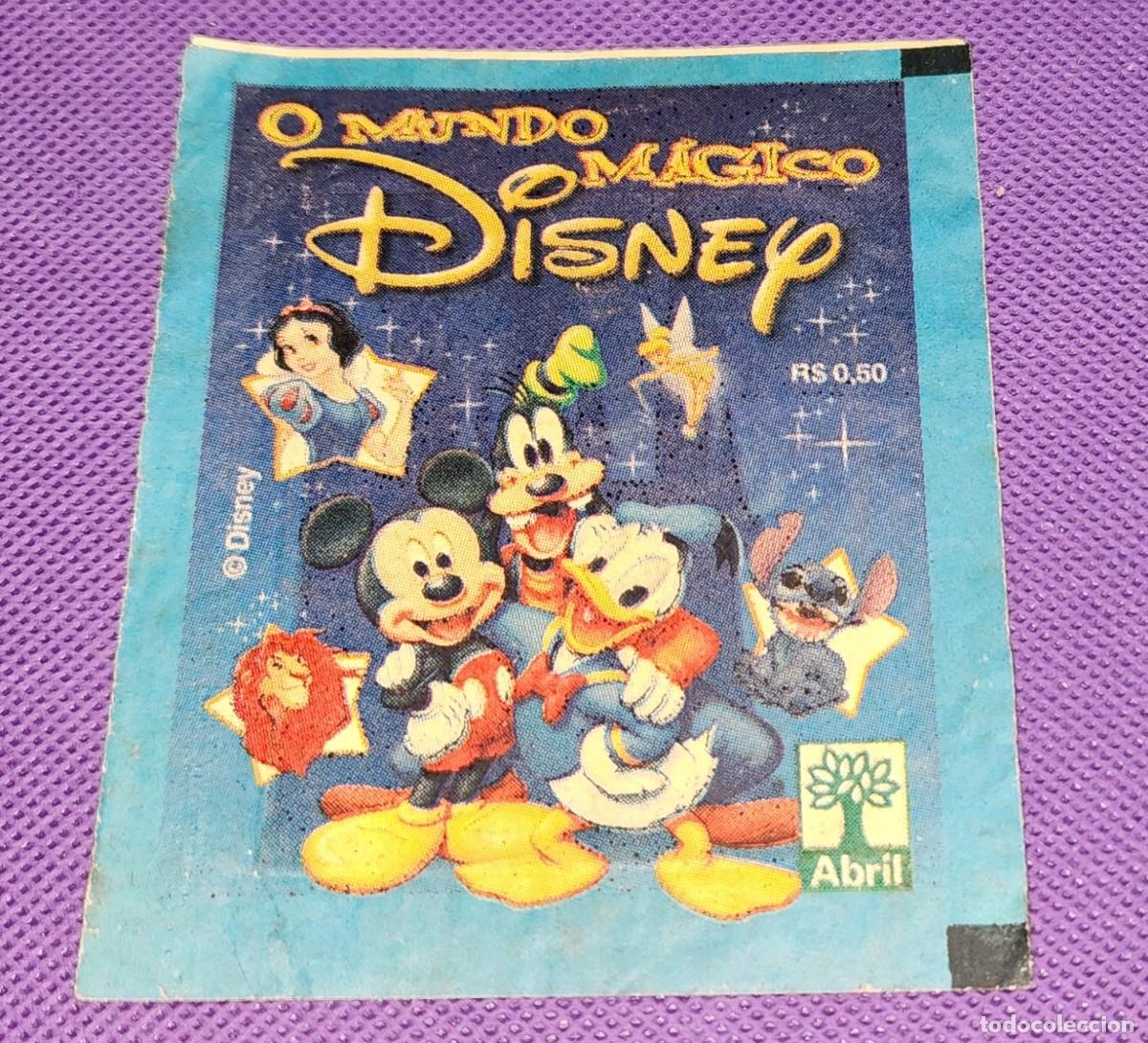 Colecionismo Cromos antigos: DISNEY MUNDO M&Aacute;GICO sobre VACIO de cromos / stickers ARGENTINA - atencion SOBRE VACIO