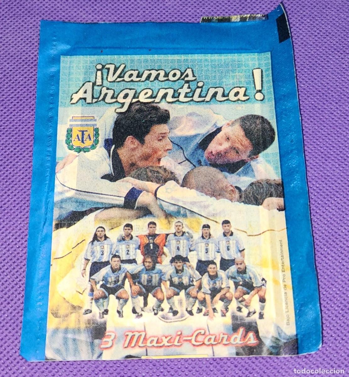 Colecionismo Cromos antigos: Mundial FRANCIA 1998 - sobre CERRADO &rdquo;VAMOS ARGENTINA&rdquo; de cromos / tarjetas PANINI