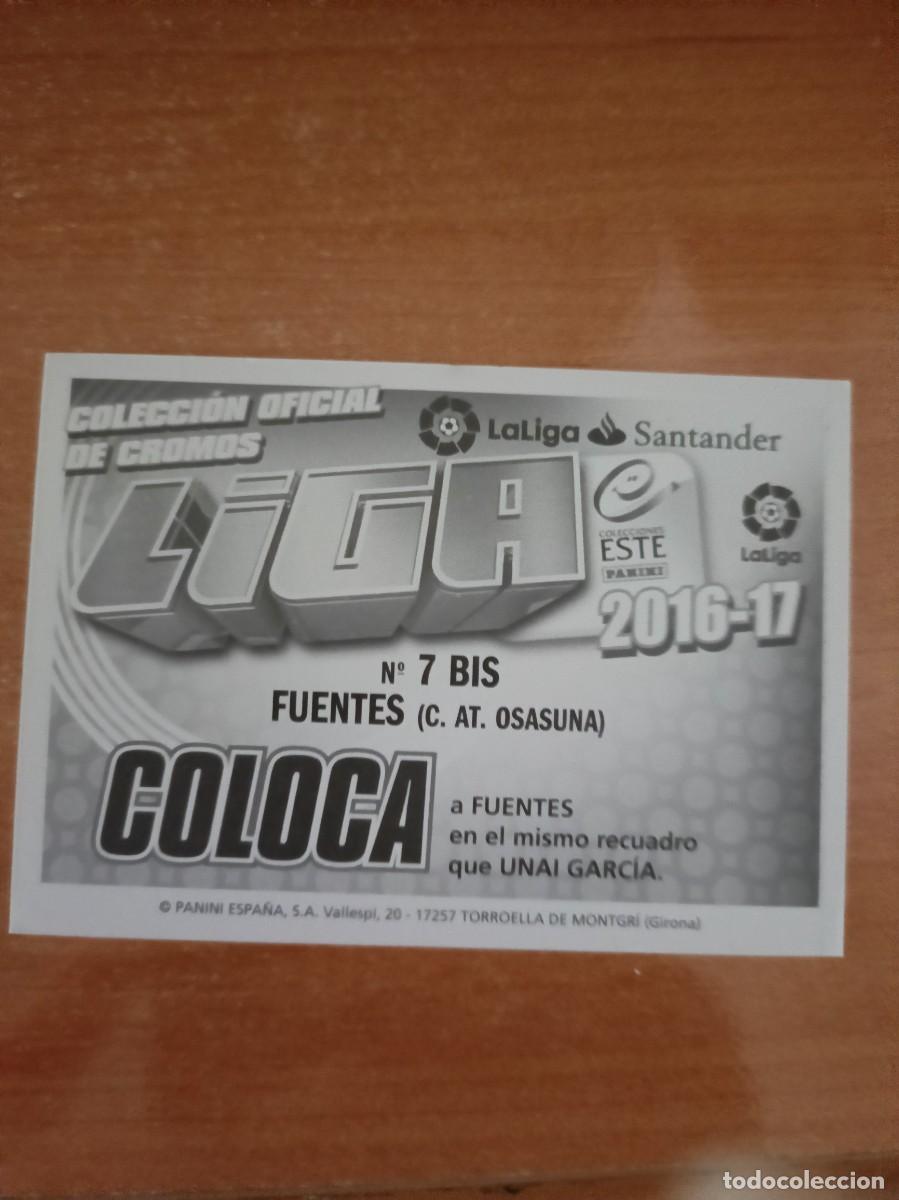 Coleccionismo cromos antiguos: fuentes coloca 2016 17 - Foto 2