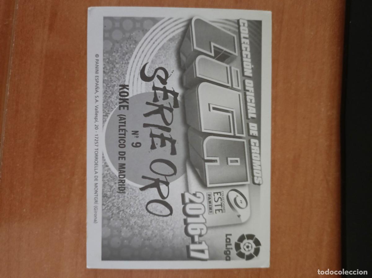 Coleccionismo cromos antiguos: koke serie oro 16 17 - Foto 2