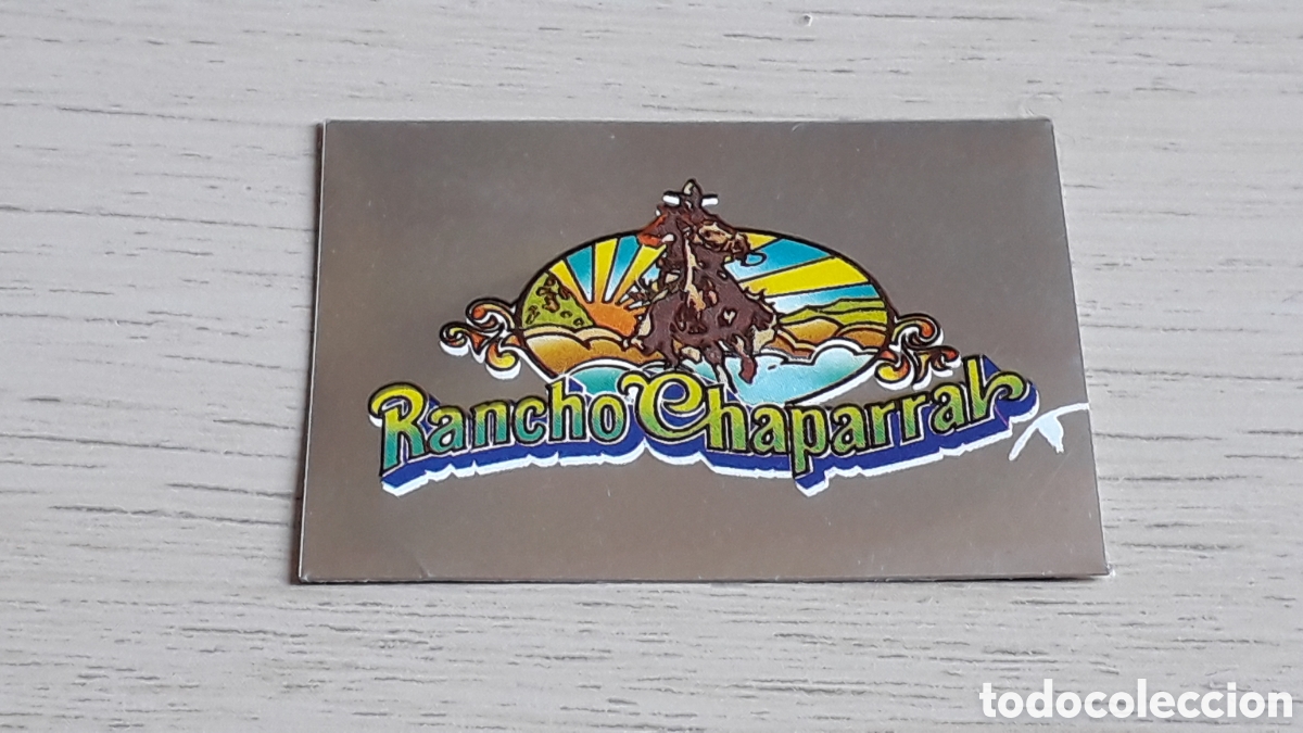 Coleccionismo Cromos antiguos: Cromo Rancho Chaparral, promo Donuts Panrico, original a&ntilde;os 80-90. Sin pegar