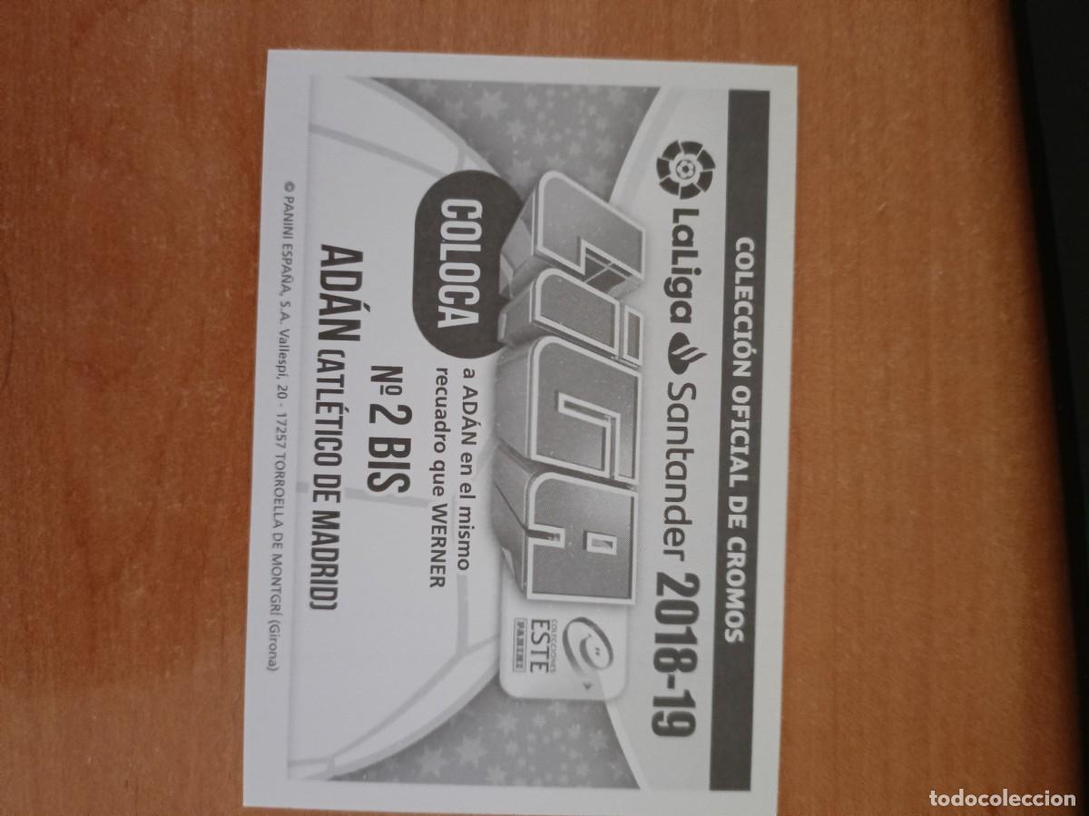 Coleccionismo cromos antiguos: adan coloca 18 19 bis - Foto 2