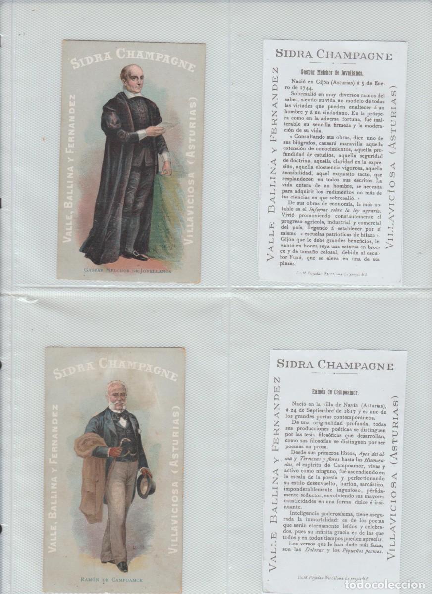 Coleccionismo Cromos antiguos: ARCHIVO INFORMATICO(n&ordm;1)CON 12 POSTALES A&Ntilde;O 1.900 &rdquo;EL GAITERO&rdquo;PERSONAJES ASTURIANOS