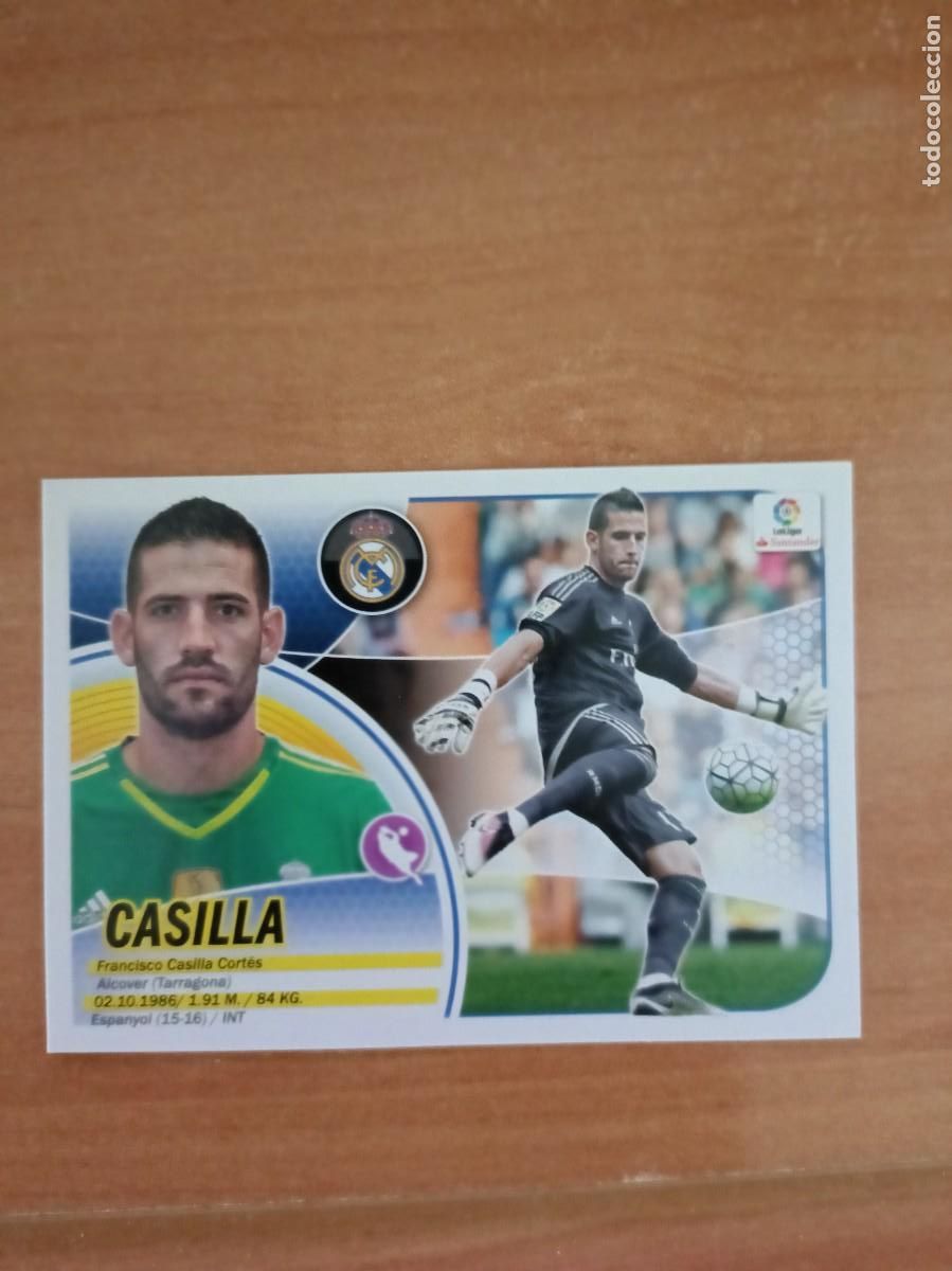 Coleccionismo cromos antiguos: casilla, liga 2016 17. - Foto 1