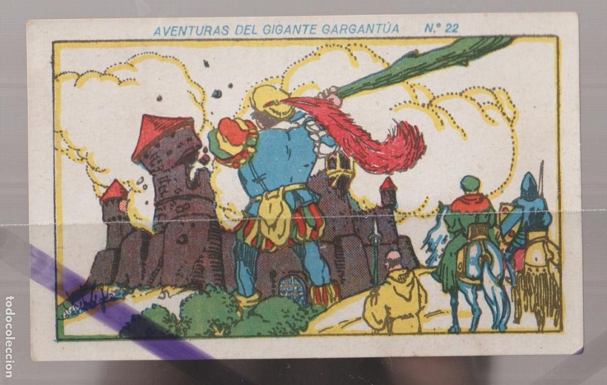 Collezionismo Figurine antiche: ANTIGUO CROMO SIN PUBLICIDAD ''AVENTURAS DEL GIGANTE GARGANT&Uacute;A'' SERIE DE 30 - N&ordm; 22